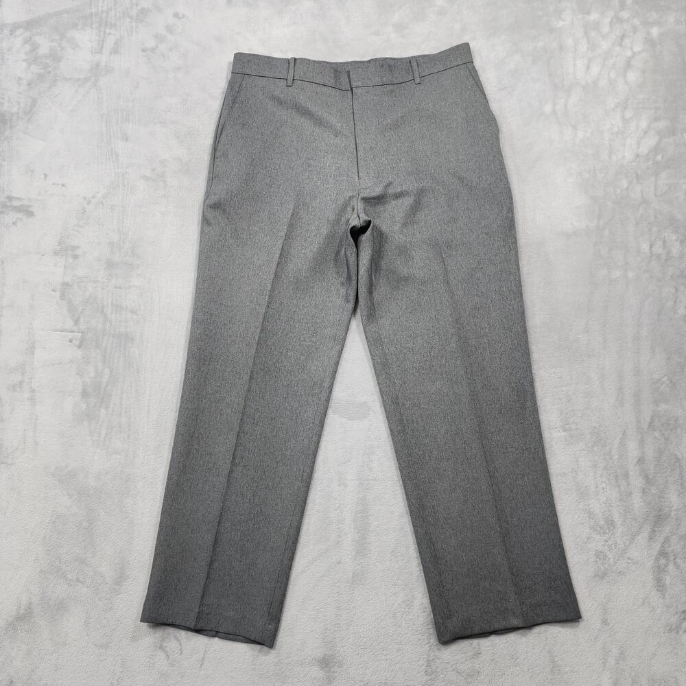 Vintage Levi's Pants Mens 36x29 Gray Dacron Polyester Action Slacks Office Dress